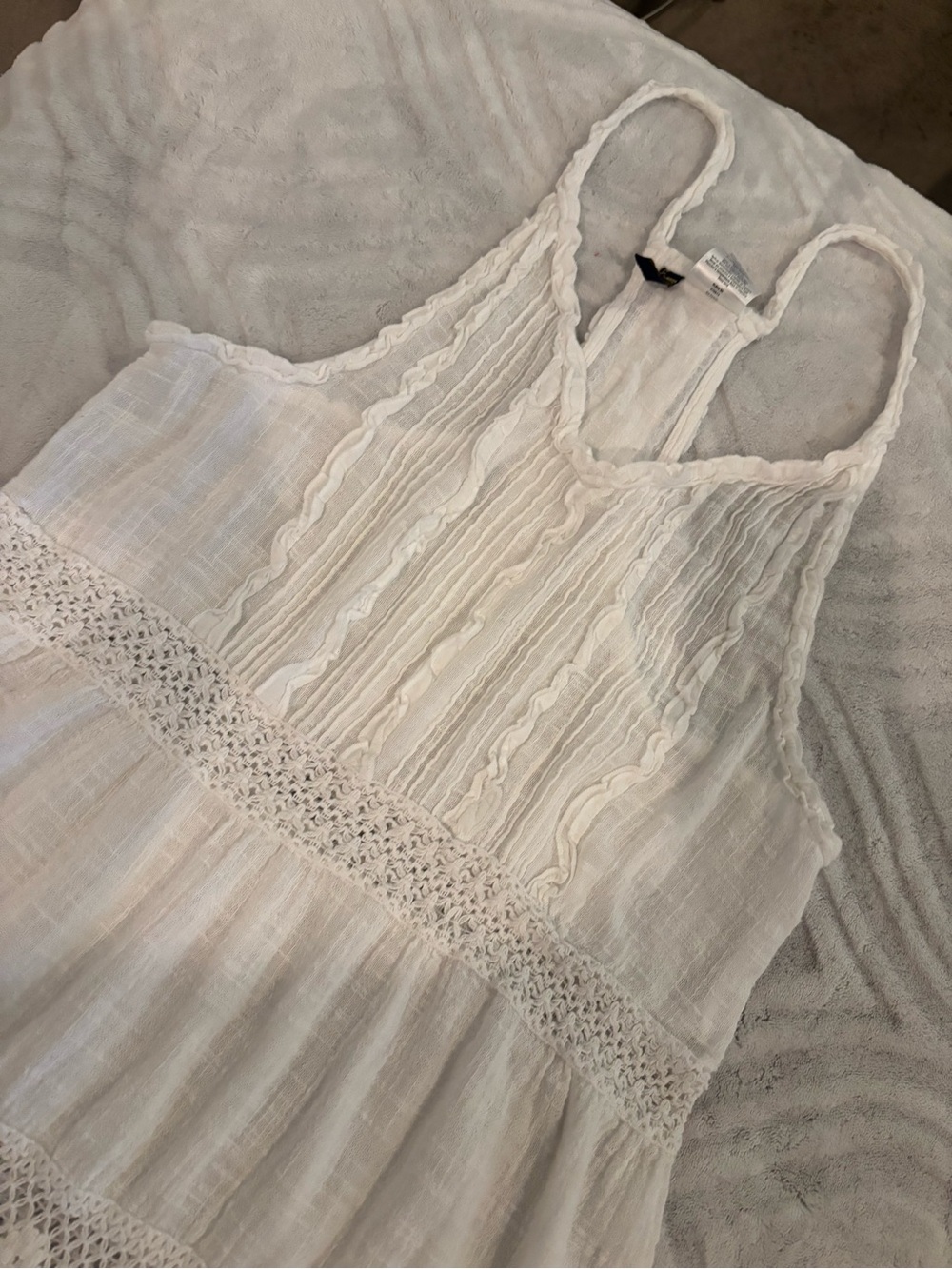 Ralph Lauren white Lace-Trim Sundress - Picture 4 of 5